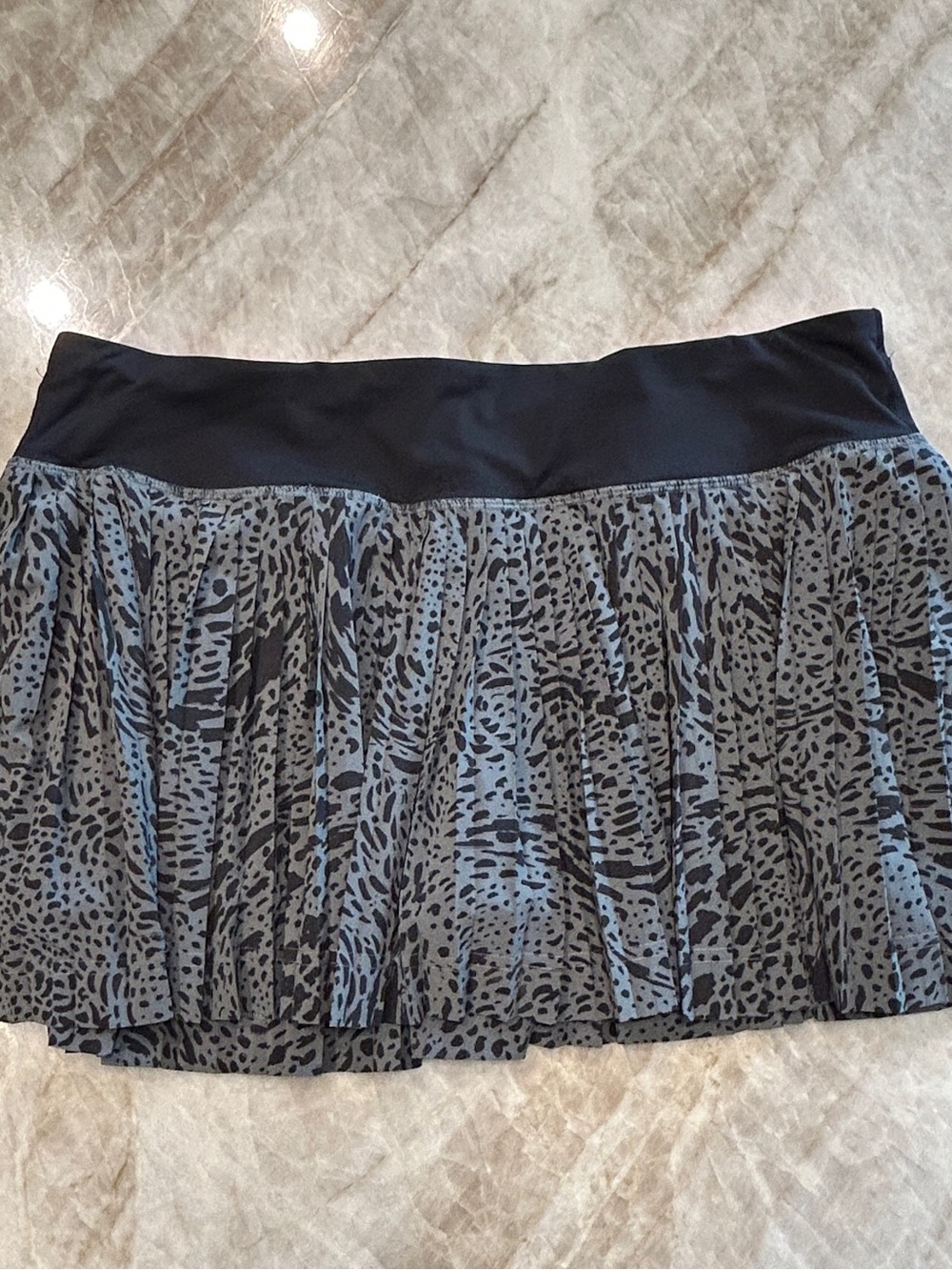 Lululemon Pleat to Street Skirt II Watermark Slate Black Size 10